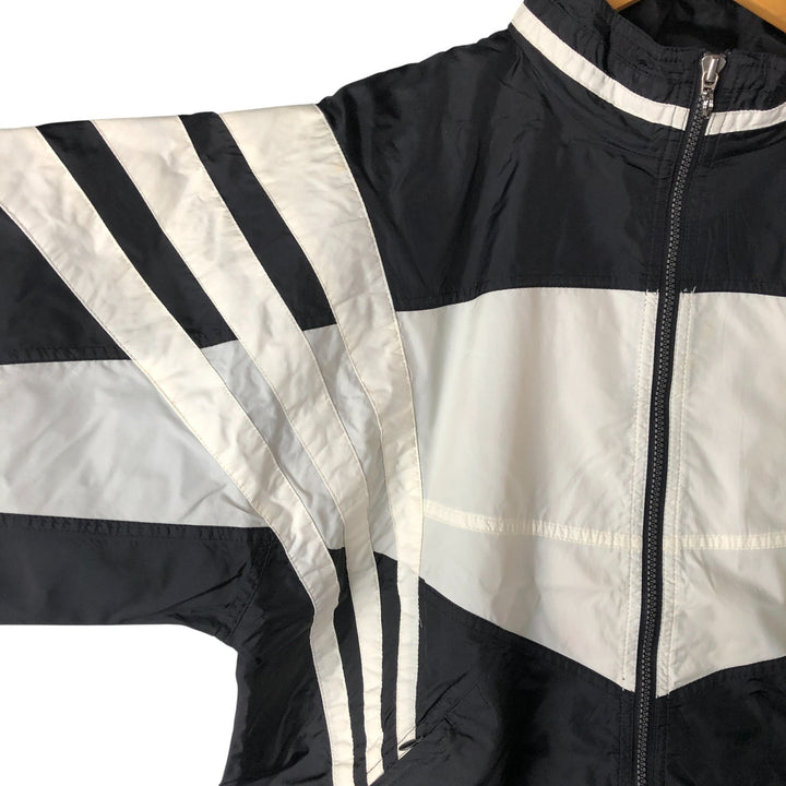 Vintage 80s-90'S Adidas nylon jacket, men's size M Nylon black type Vintage Second Hand