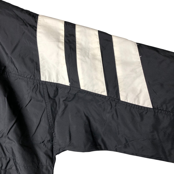 Vintage 80s-90'S Adidas nylon jacket, men's size M Nylon black type Vintage Second Hand