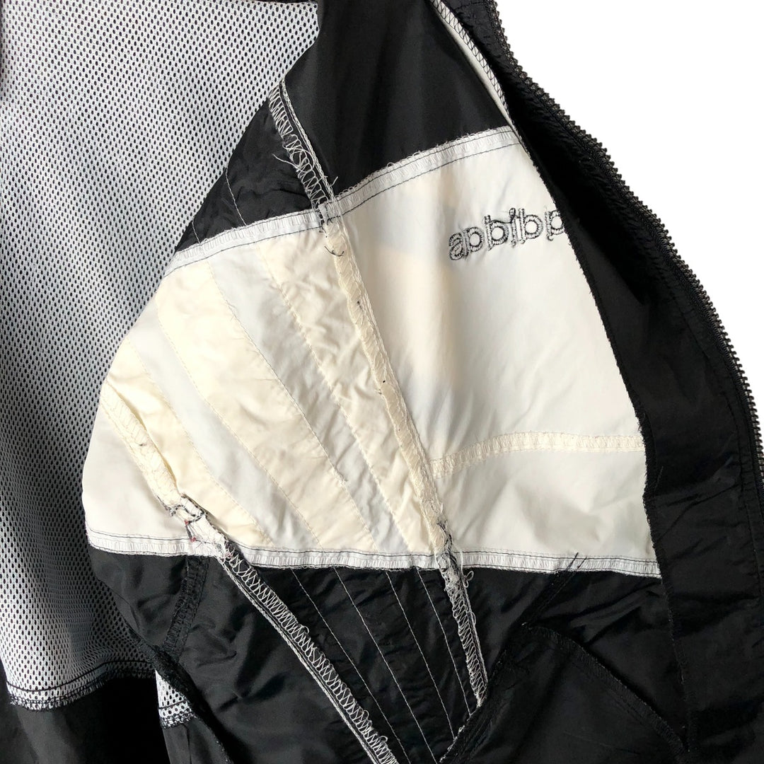 Vintage 80s-90'S Adidas nylon jacket, men's size M Nylon black type Vintage Second Hand