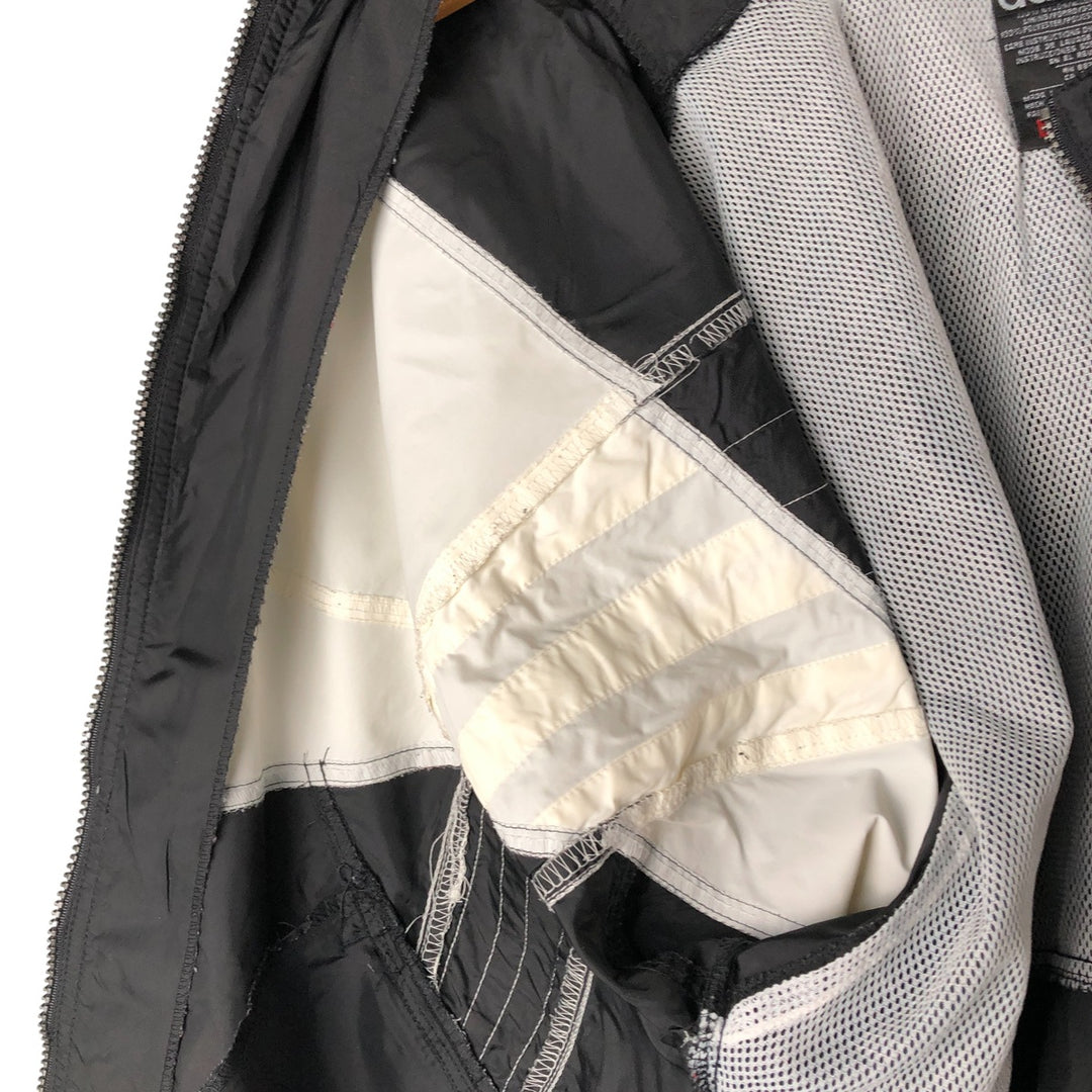 Vintage 80s-90'S Adidas nylon jacket, men's size M Nylon black type Vintage Second Hand