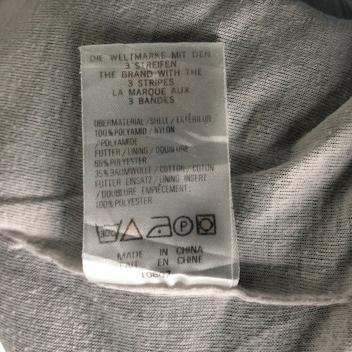 90'S Adidas nylon jacket, men's size M, vintage Nylon navy blue type Vintage Second Hand