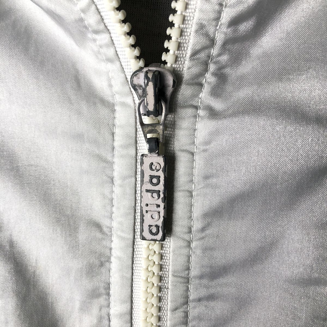 90'S Adidas nylon jacket, men's size M, vintage Nylon navy blue type Vintage Second Hand