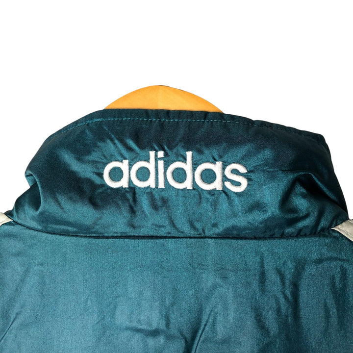 90'S Adidas nylon jacket, men's size M, vintage Nylon navy blue type Vintage Second Hand