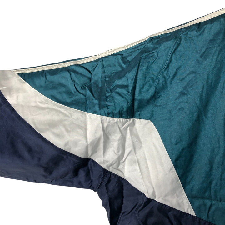 90'S Adidas nylon jacket, men's size M, vintage Nylon navy blue type Vintage Second Hand