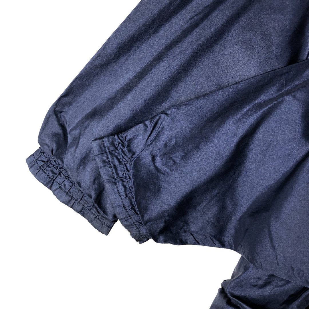 90'S Adidas nylon jacket, men's size M, vintage Nylon navy blue type Vintage Second Hand