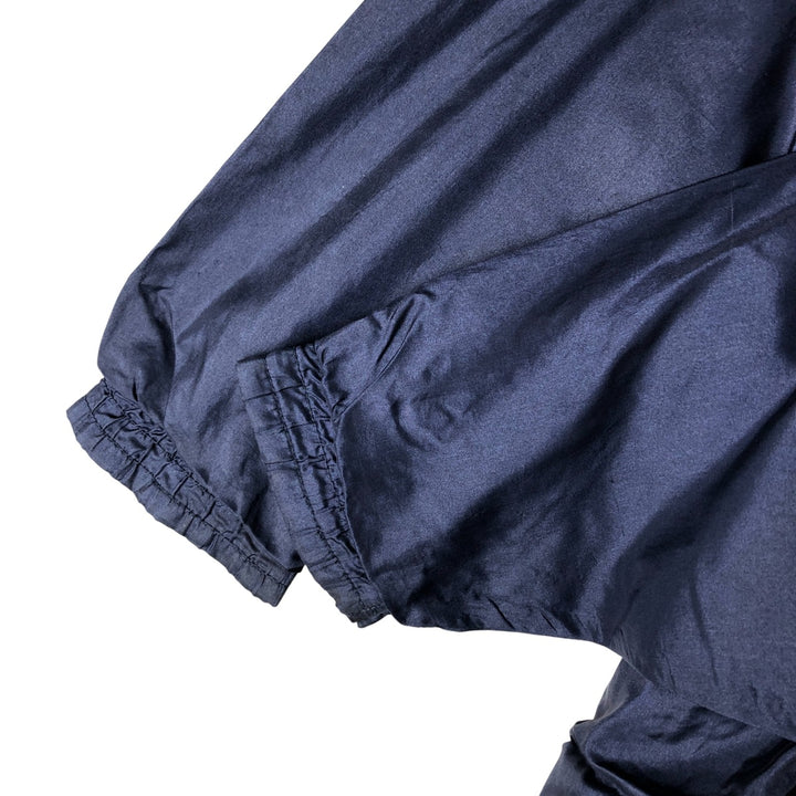 90'S Adidas nylon jacket, men's size M, vintage Nylon navy blue type Vintage Second Hand