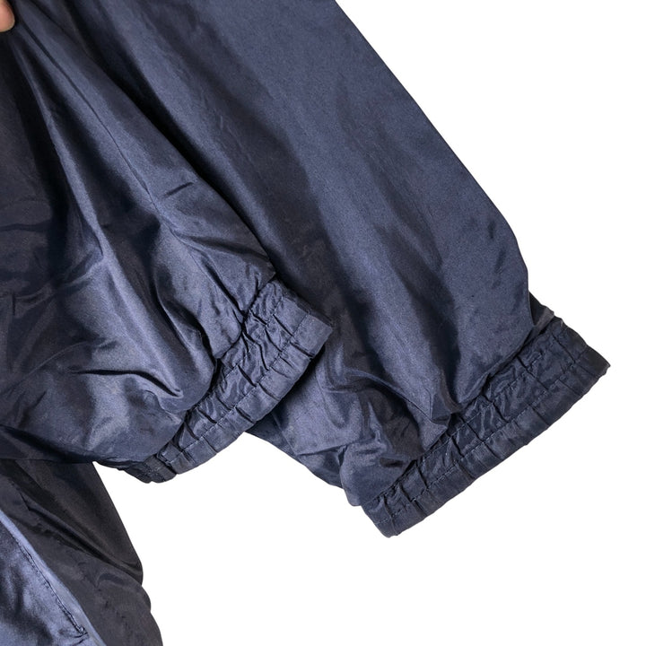 90'S Adidas nylon jacket, men's size M, vintage Nylon navy blue type Vintage Second Hand