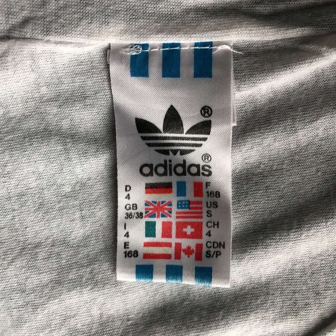 Vintage 80s-90'S Adidas nylon jacket, size S, men's Nylon black type Vintage Second Hand