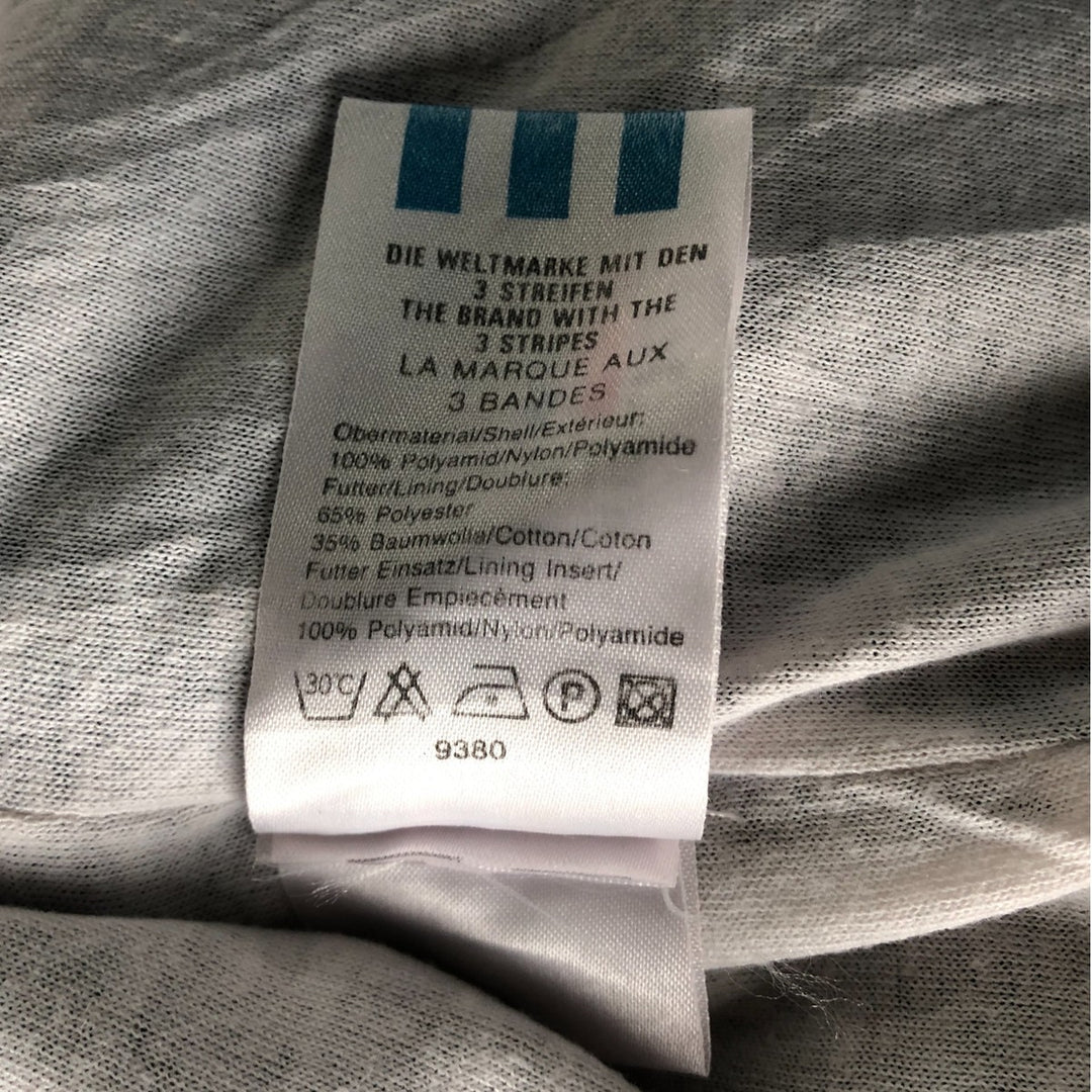 Vintage 80s-90'S Adidas nylon jacket, size S, men's Nylon black type Vintage Second Hand