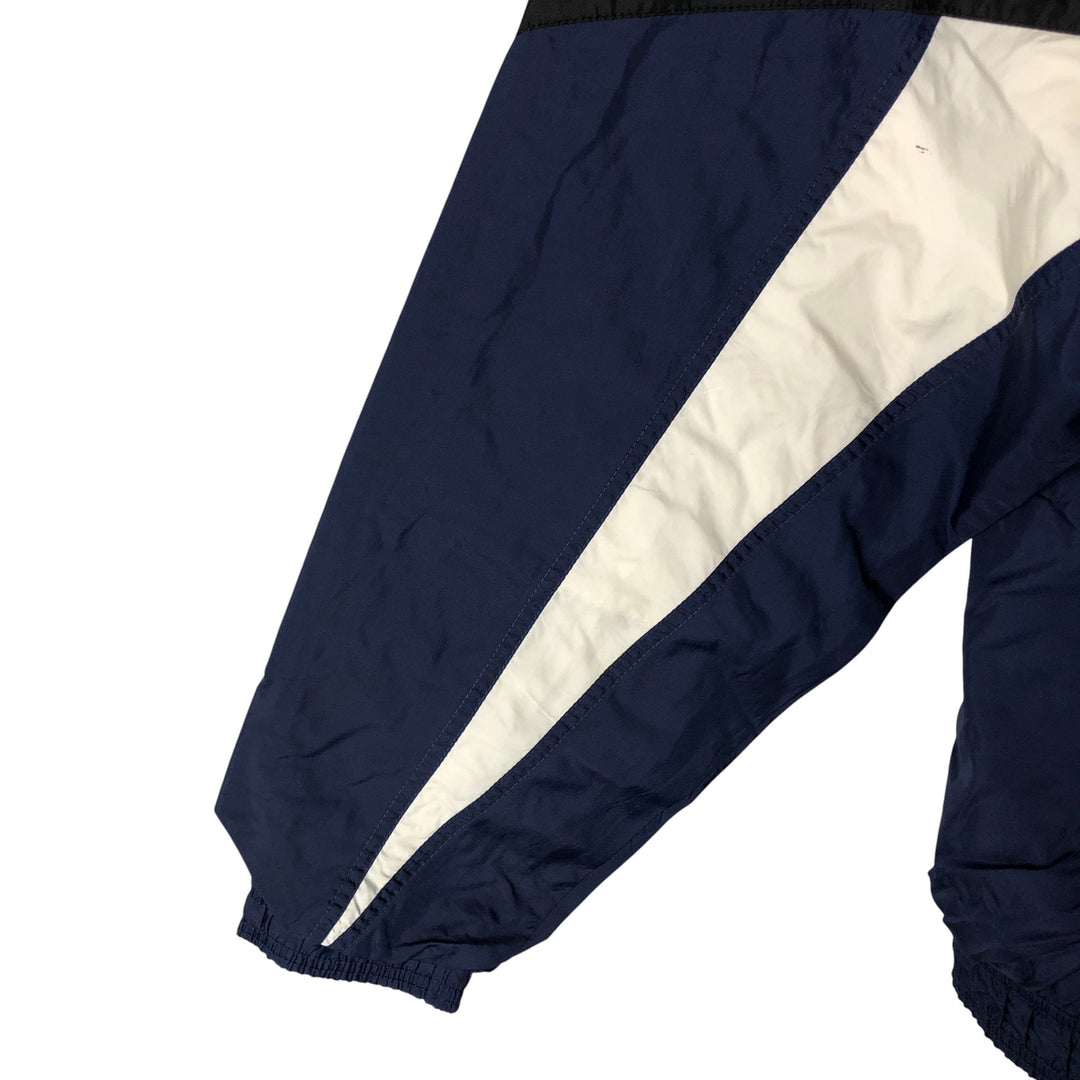 90'S Adidas Nylon Jacket, Men's Size L, Vintage Nylon navy blue type Vintage Second Hand