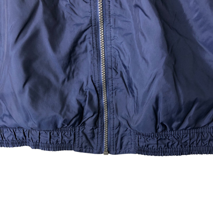 90'S Adidas Nylon Jacket, Men's Size L, Vintage Nylon navy blue type Vintage Second Hand