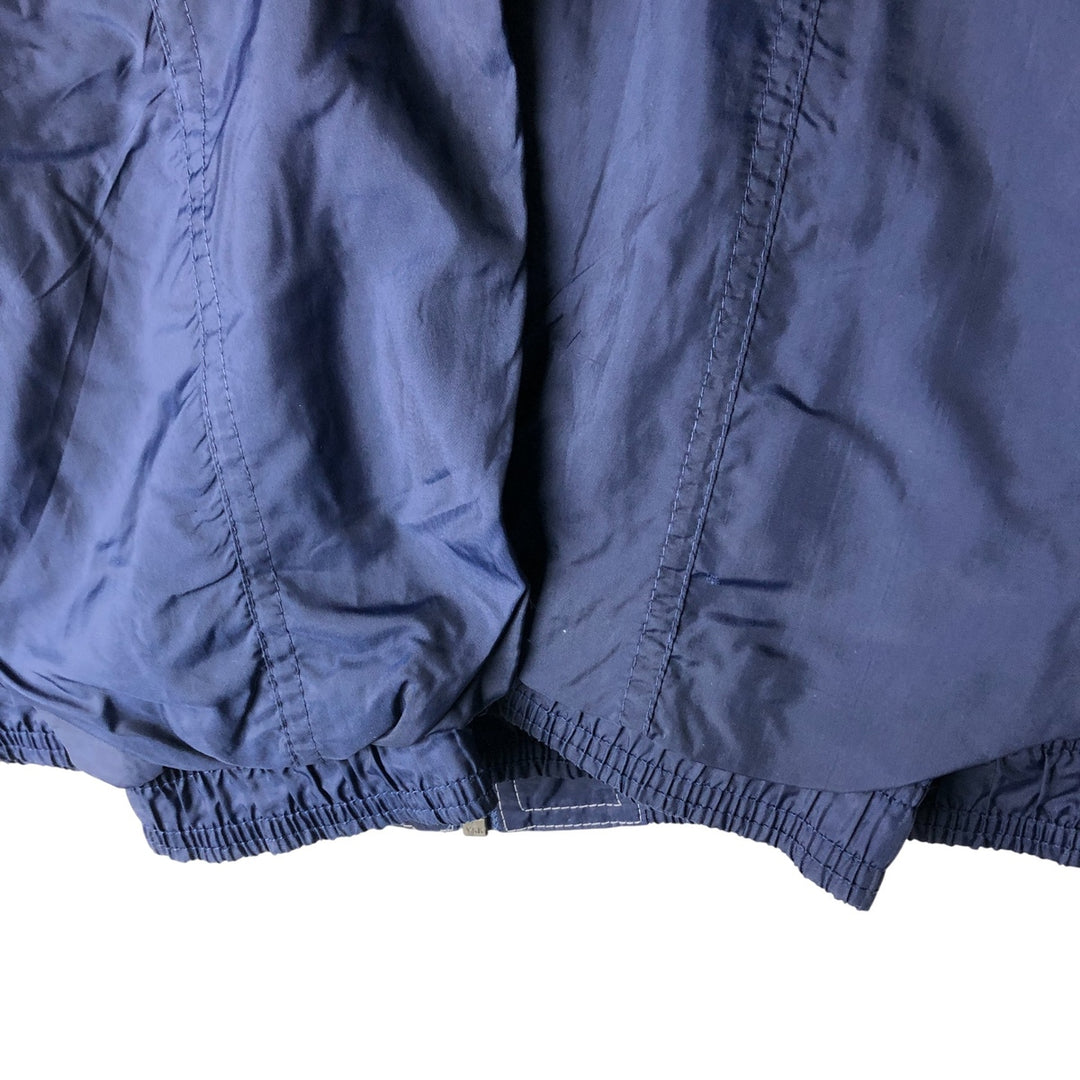 90'S Adidas Nylon Jacket, Men's Size L, Vintage Nylon navy blue type Vintage Second Hand