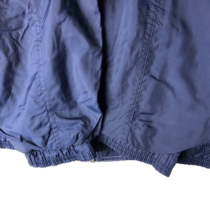 90'S Adidas Nylon Jacket, Men's Size L, Vintage Nylon navy blue type Vintage Second Hand