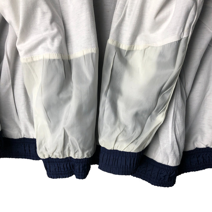 90'S Adidas Nylon Jacket, Men's Size L, Vintage Nylon navy blue type Vintage Second Hand