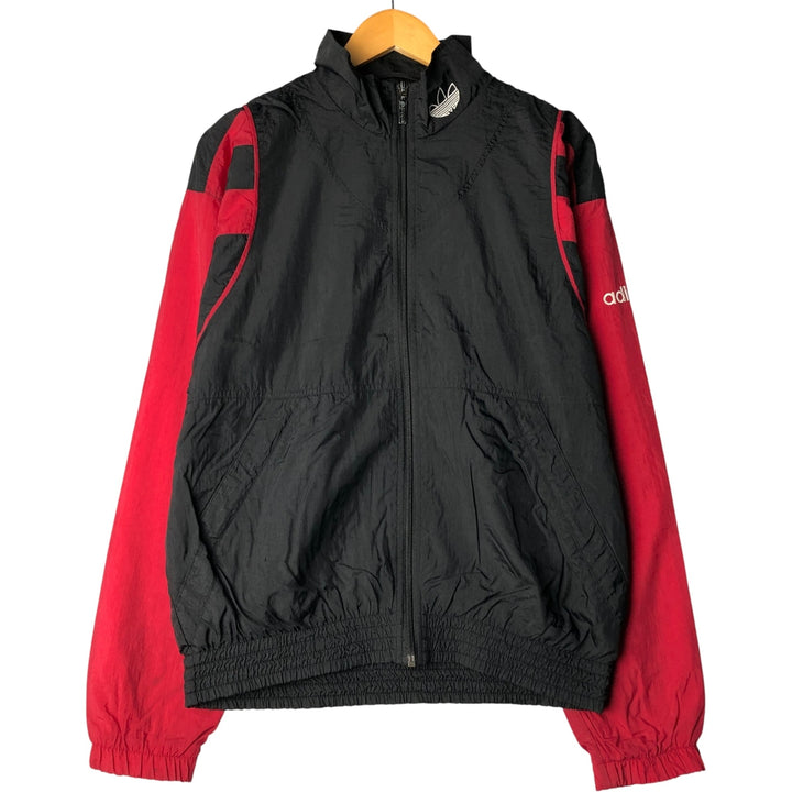 Vintage 80s-90'S Adidas nylon jacket, size S, men's Nylon black type Vintage Second Hand