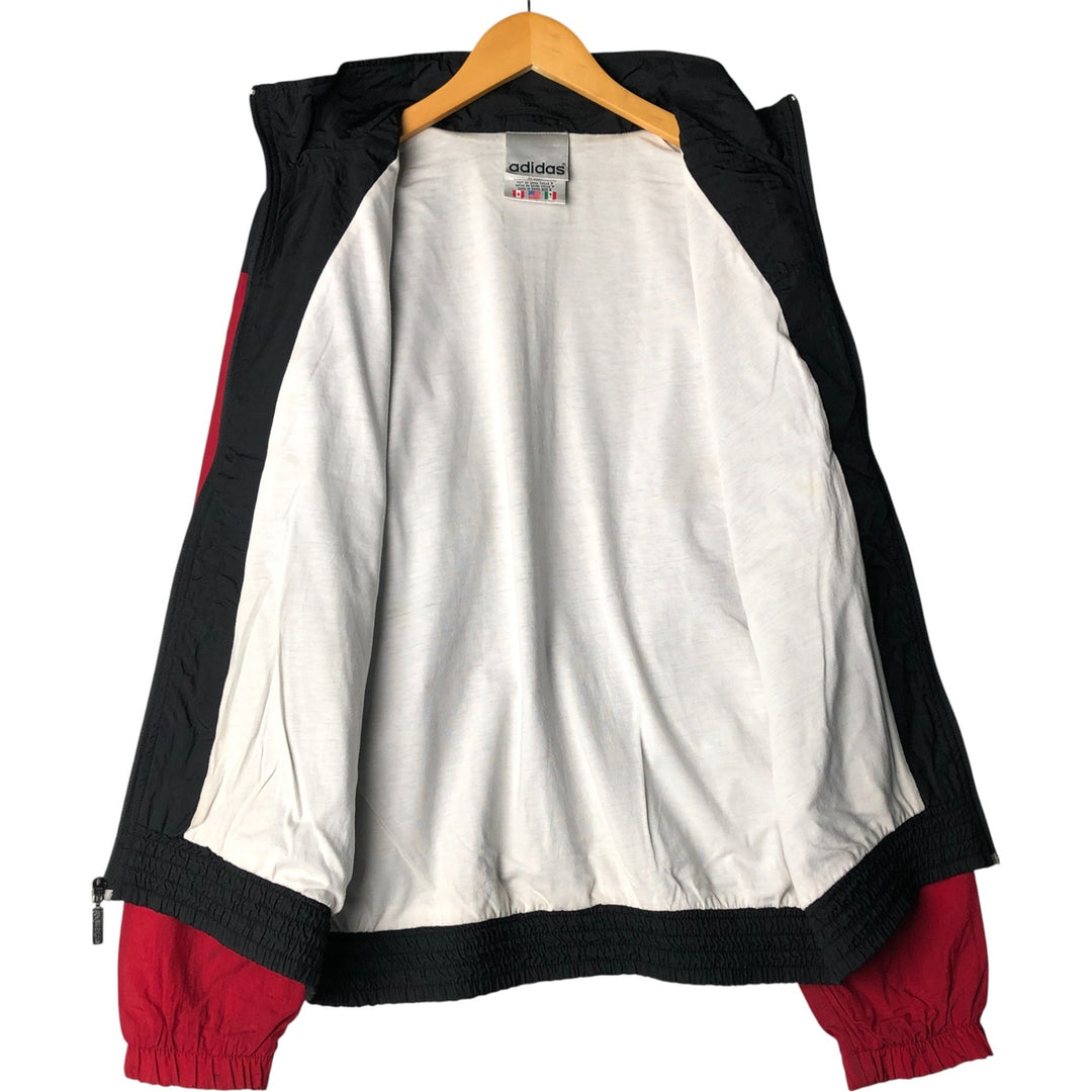 Vintage 80s-90'S Adidas nylon jacket, size S, men's Nylon black type Vintage Second Hand