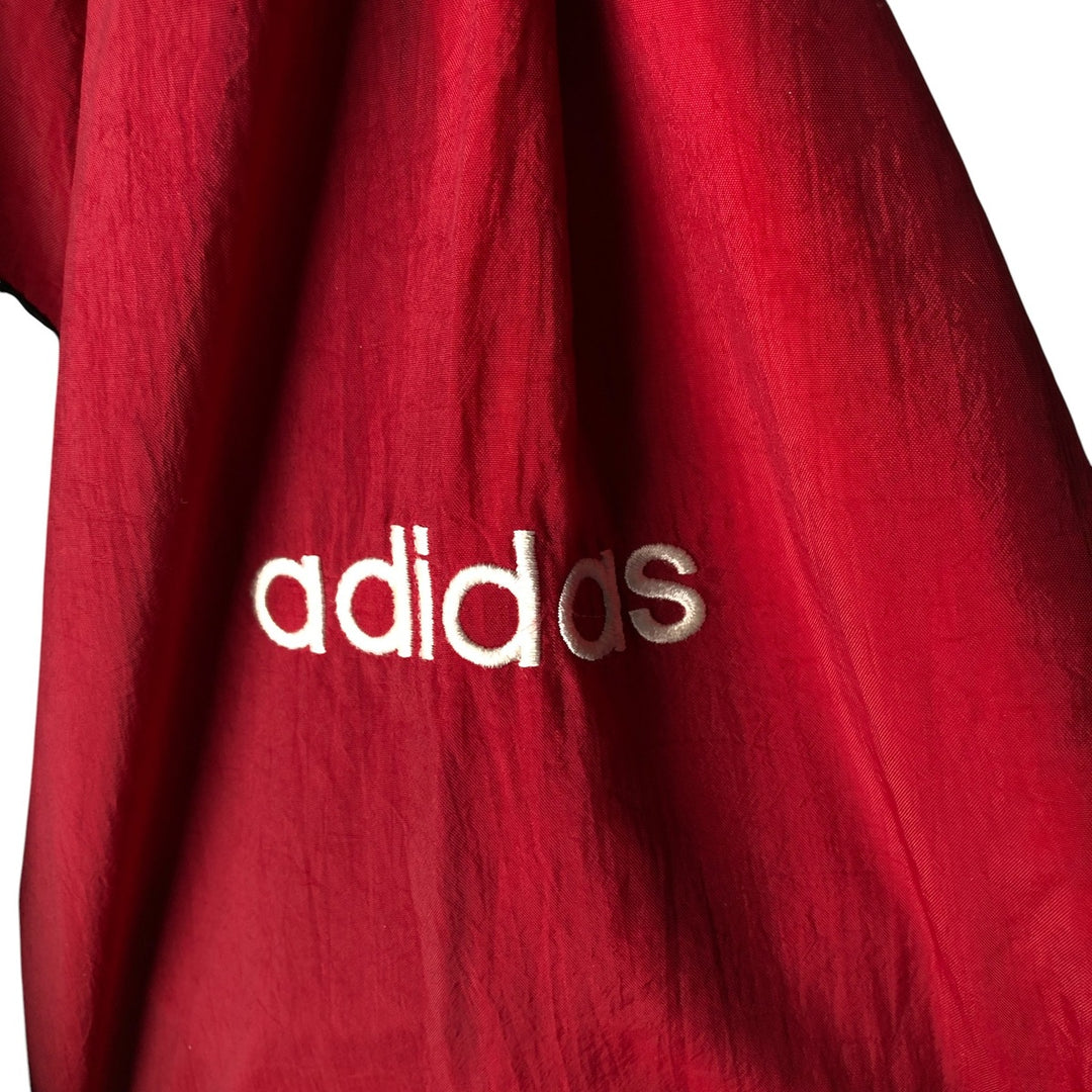 Vintage 80s-90'S Adidas nylon jacket, size S, men's Nylon black type Vintage Second Hand