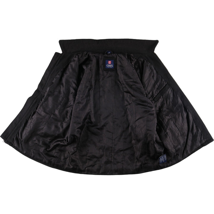 CHAPS Wool Blend Padded Puffer Jacket, Men's Size XL polyester black type Vintage Second Hand