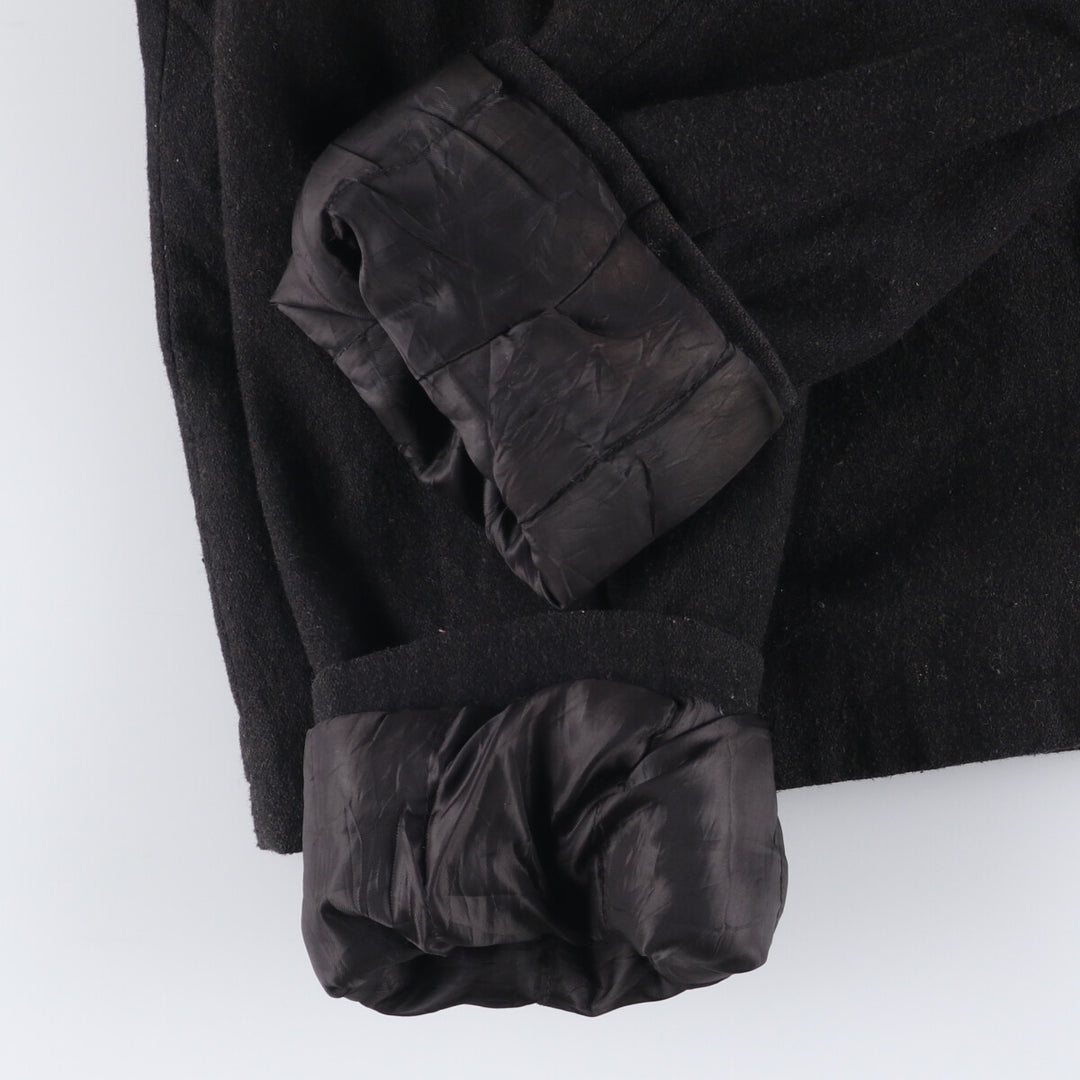 CHAPS Wool Blend Padded Puffer Jacket, Men's Size XL polyester black type Vintage Second Hand