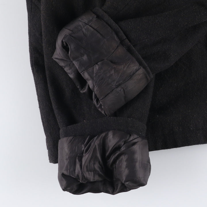 CHAPS Wool Blend Padded Puffer Jacket, Men's Size XL polyester black type Vintage Second Hand