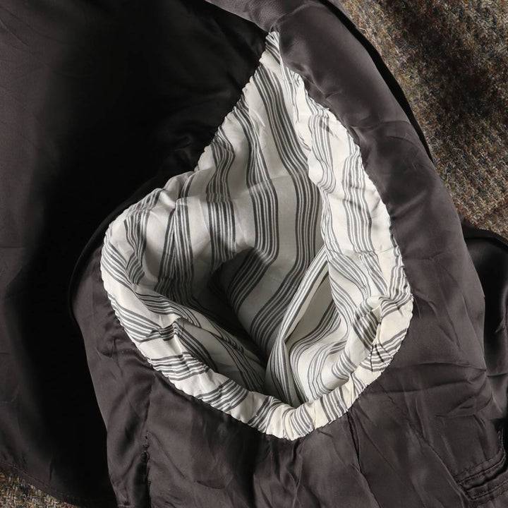 Brooks Brothers Check Pattern Wool Tailored Jacket, Men's Size Medium wool brown type Vintage Second Hand