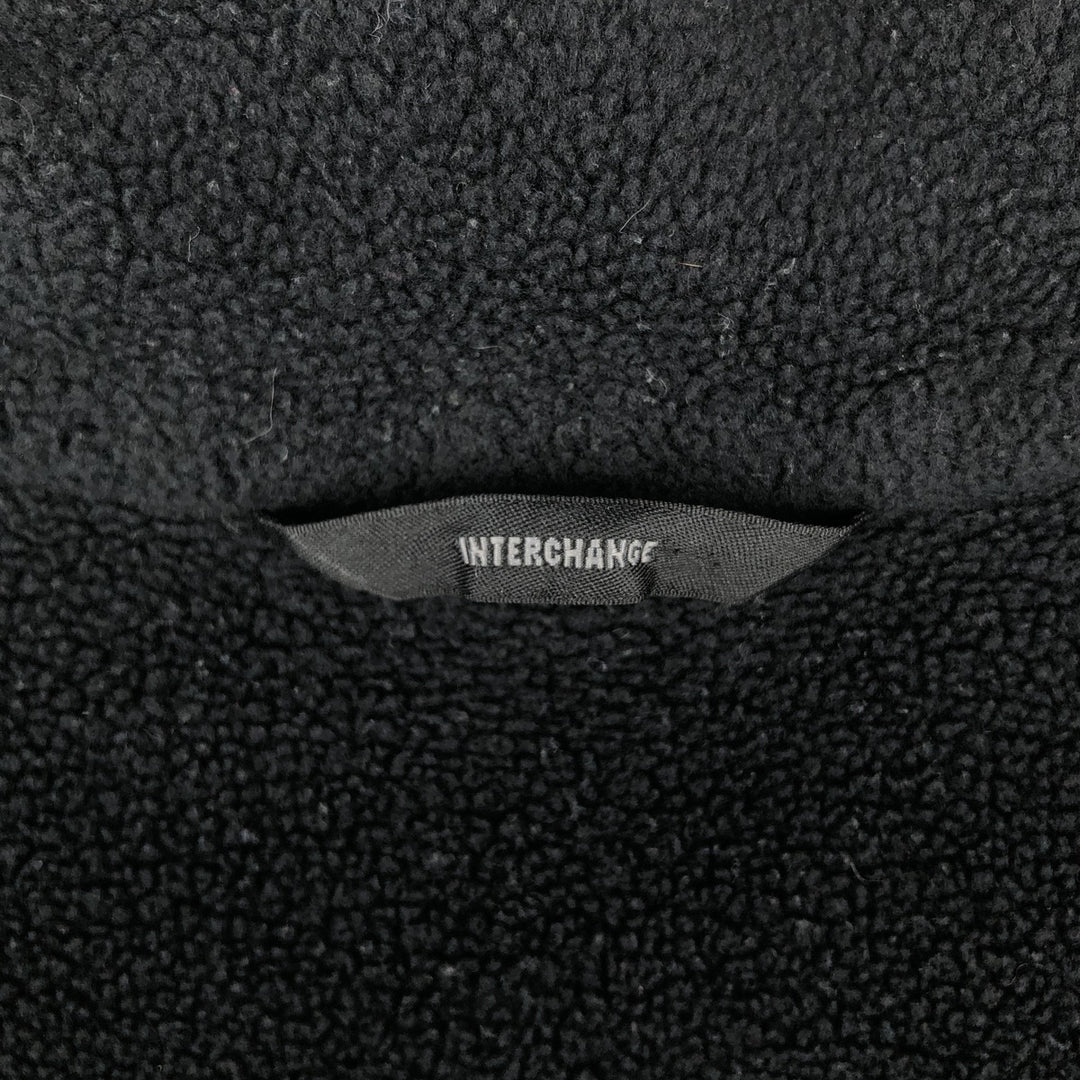 Columbia INTERCHANGE Fleece Jacket, Men's Size L polyester black type Vintage Second Hand