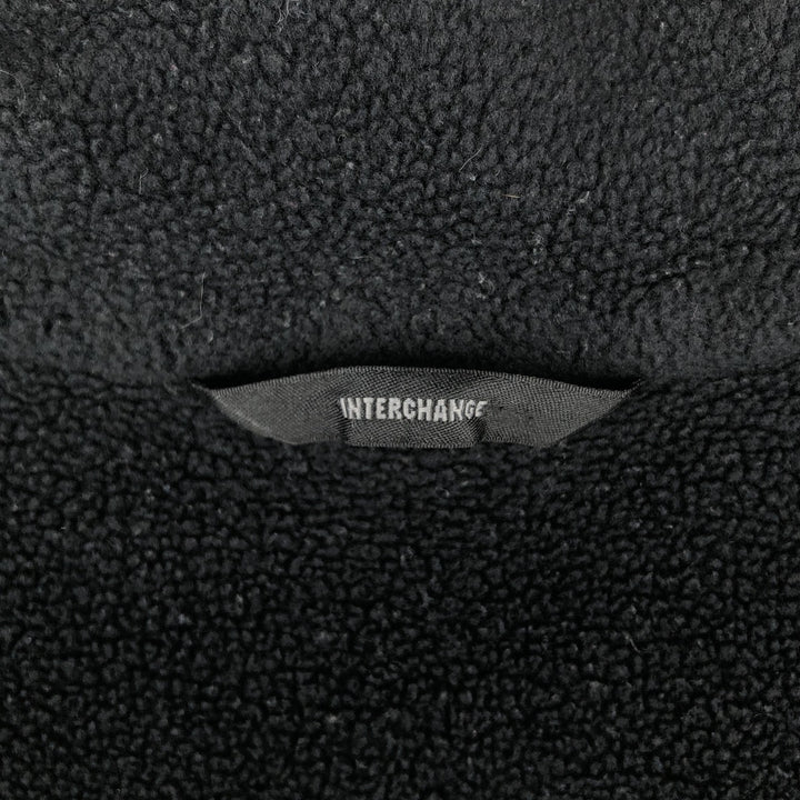 Columbia INTERCHANGE Fleece Jacket, Men's Size L polyester black type Vintage Second Hand