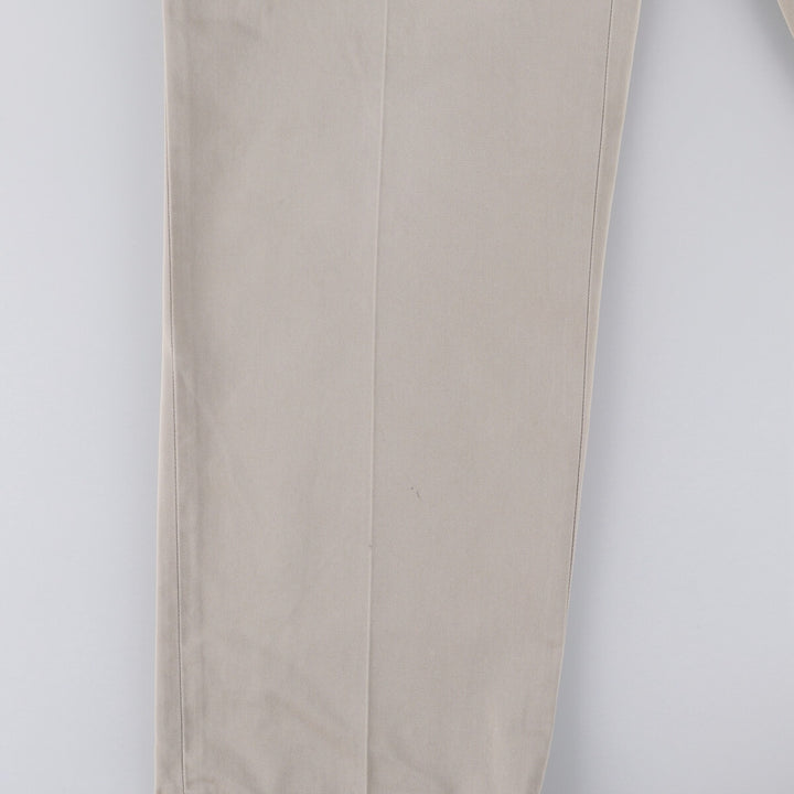 Brooks Brothers Two-pleat Chino Pants, Men's, Size W35 cotton Beige type Vintage Second Hand