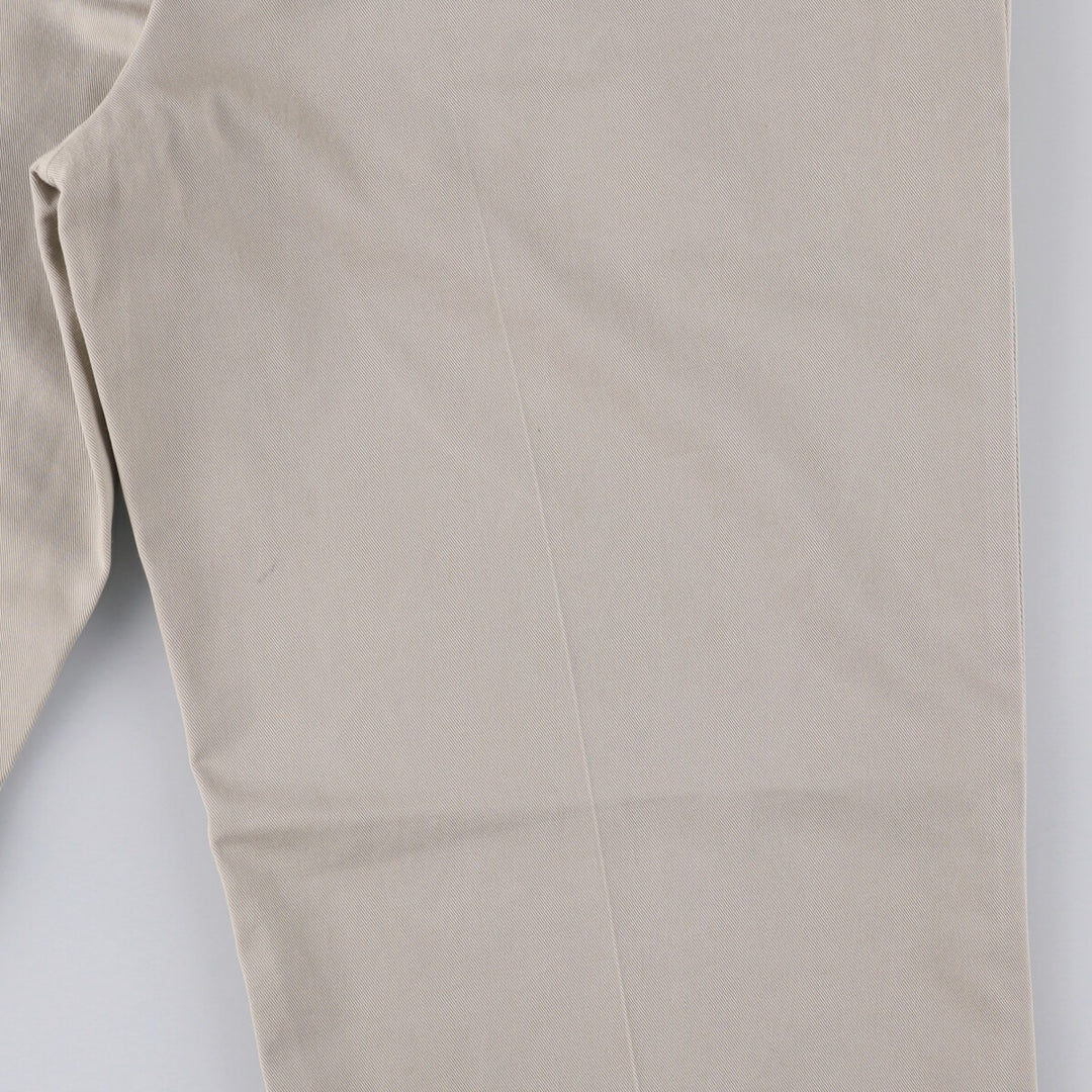 Brooks Brothers Two-pleat Chino Pants, Men's, Size W35 cotton Beige type Vintage Second Hand