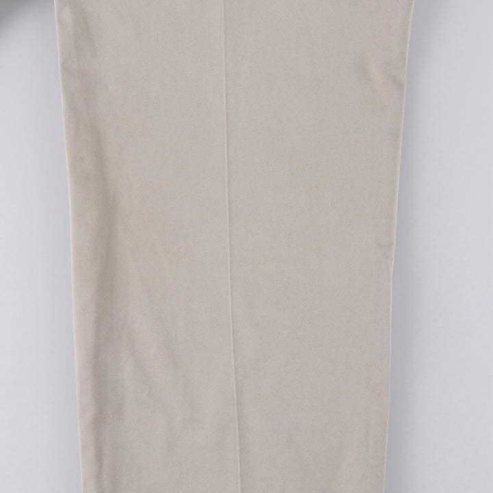 Brooks Brothers Two-pleat Chino Pants, Men's, Size W35 cotton Beige type Vintage Second Hand