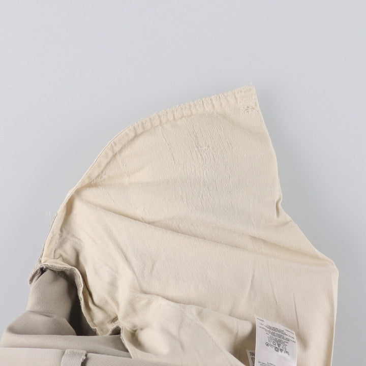 Brooks Brothers Two-pleat Chino Pants, Men's, Size W35 cotton Beige type Vintage Second Hand