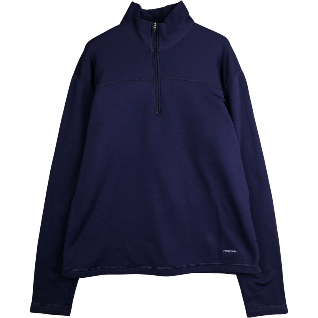 Patagonia CAPILENE 43610FA Half-Zip Fleece Pullover, Women's Size L polyester purple type Vintage Second Hand