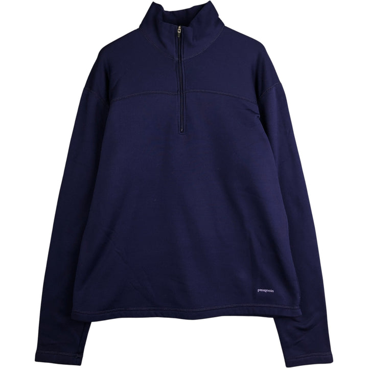 Patagonia CAPILENE 43610FA Half-Zip Fleece Pullover, Women's Size L polyester purple type Vintage Second Hand