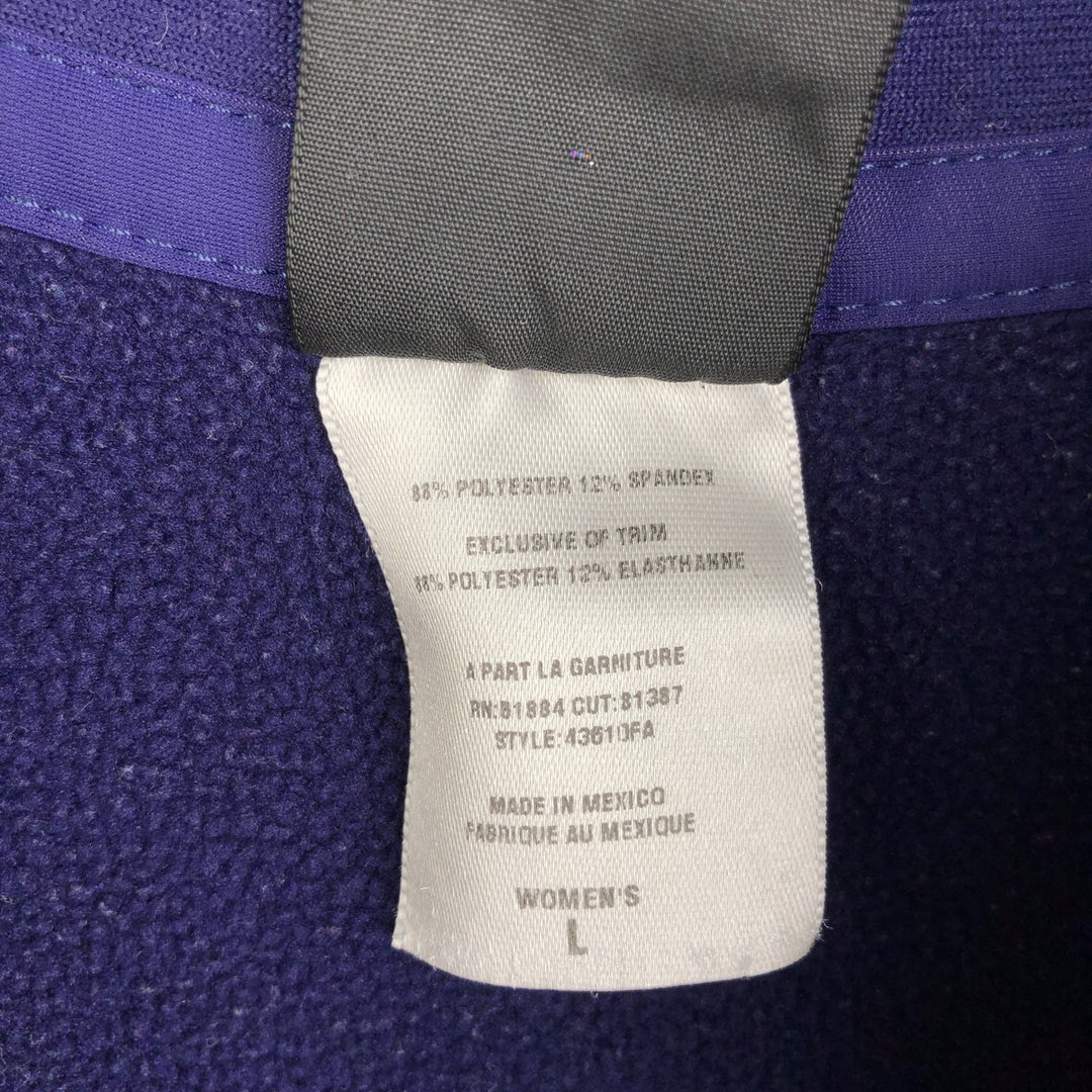 Patagonia CAPILENE 43610FA Half-Zip Fleece Pullover, Women's Size L polyester purple type Vintage Second Hand