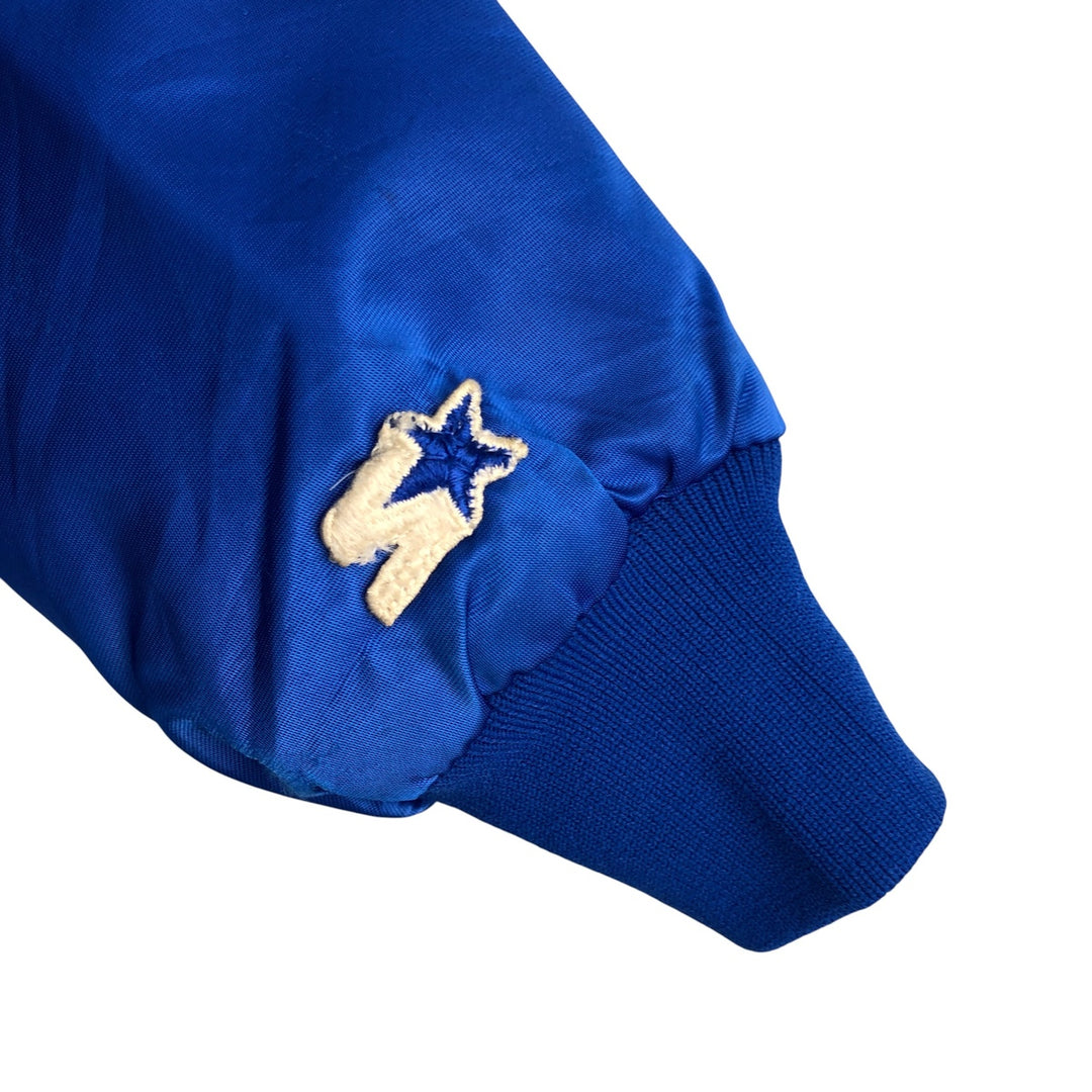 Starter NFL New York Giants Padded Nylon Stadium Jacket, Made in USA, Men's Size XL Nylon blue type Vintage Second Hand