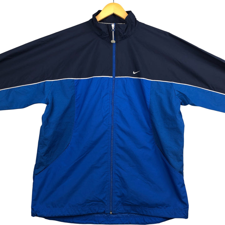 00'S Nike Nylon Jacket Men's Size L Nylon blue type Vintage Second Hand