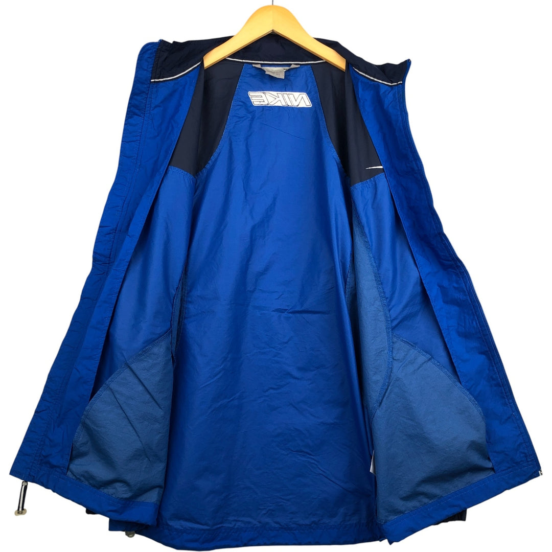 00'S Nike Nylon Jacket Men's Size L Nylon blue type Vintage Second Hand