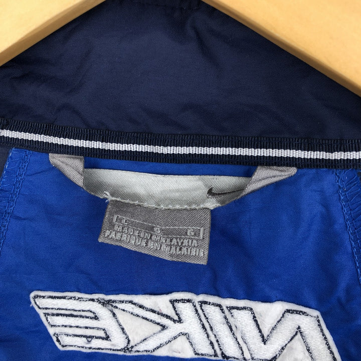 00'S Nike Nylon Jacket Men's Size L Nylon blue type Vintage Second Hand