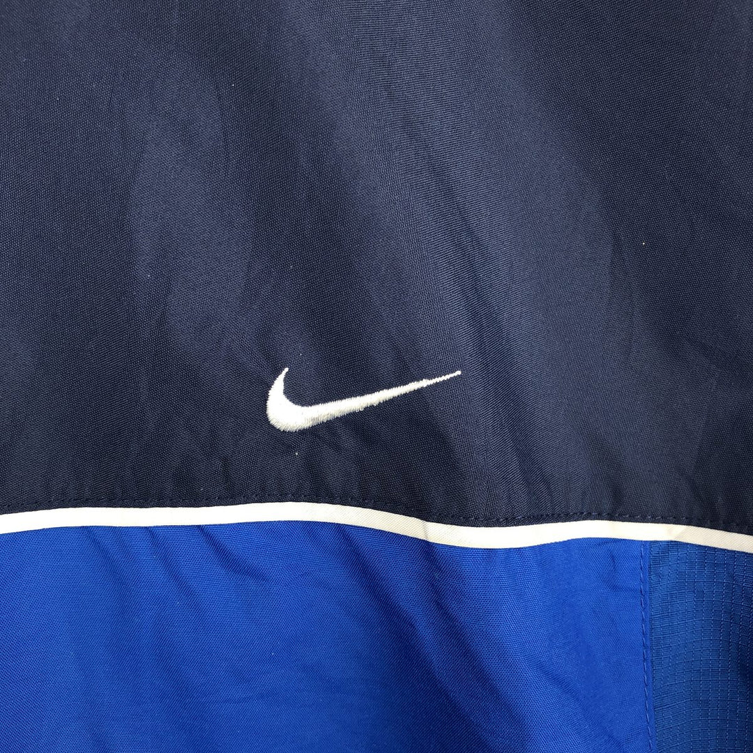 00'S Nike Nylon Jacket Men's Size L Nylon blue type Vintage Second Hand
