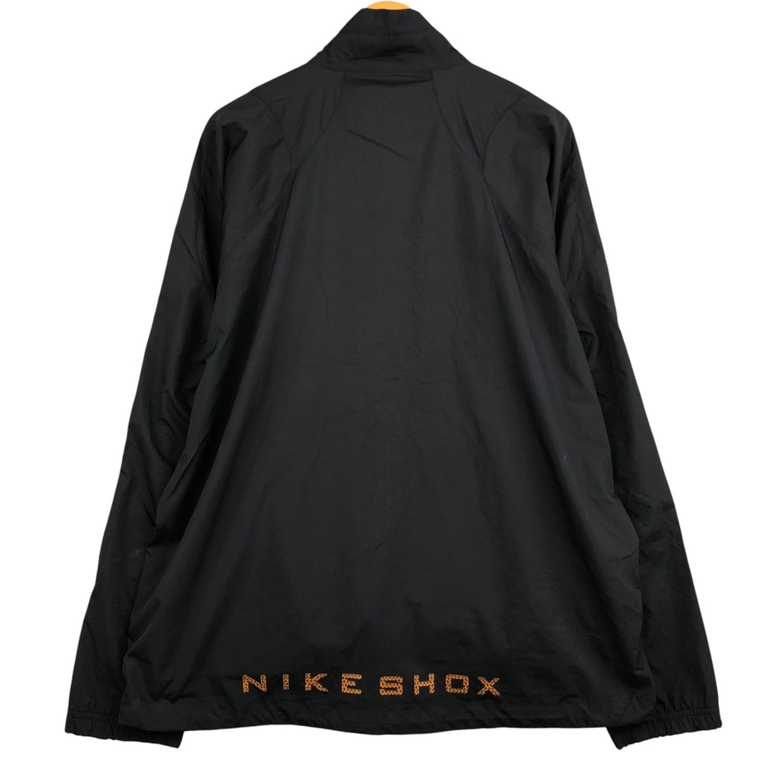 2000'S Nike Shox Windbreaker, Men's XL polyester black type Vintage Second Hand