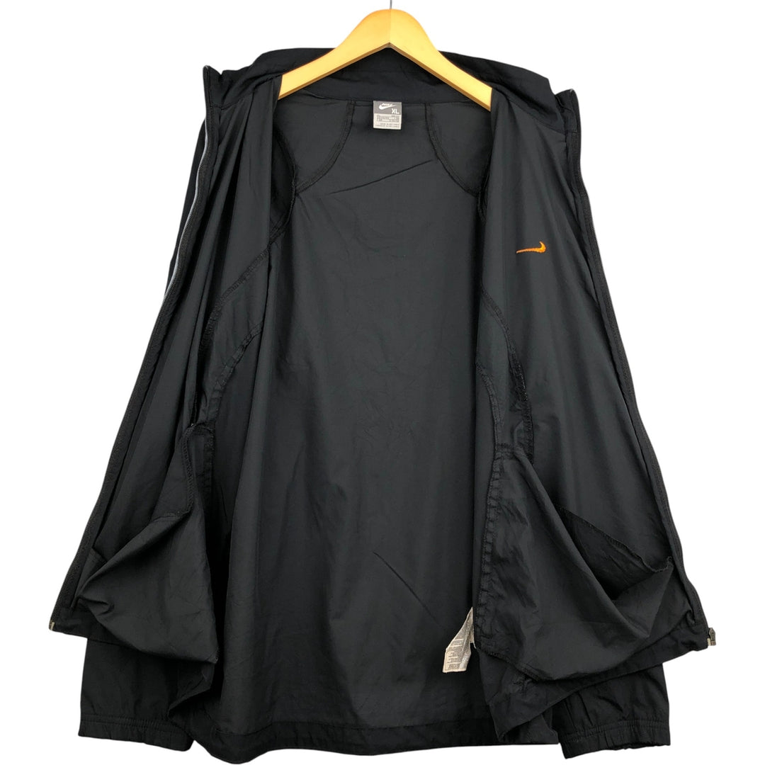 2000'S Nike Shox Windbreaker, Men's XL polyester black type Vintage Second Hand