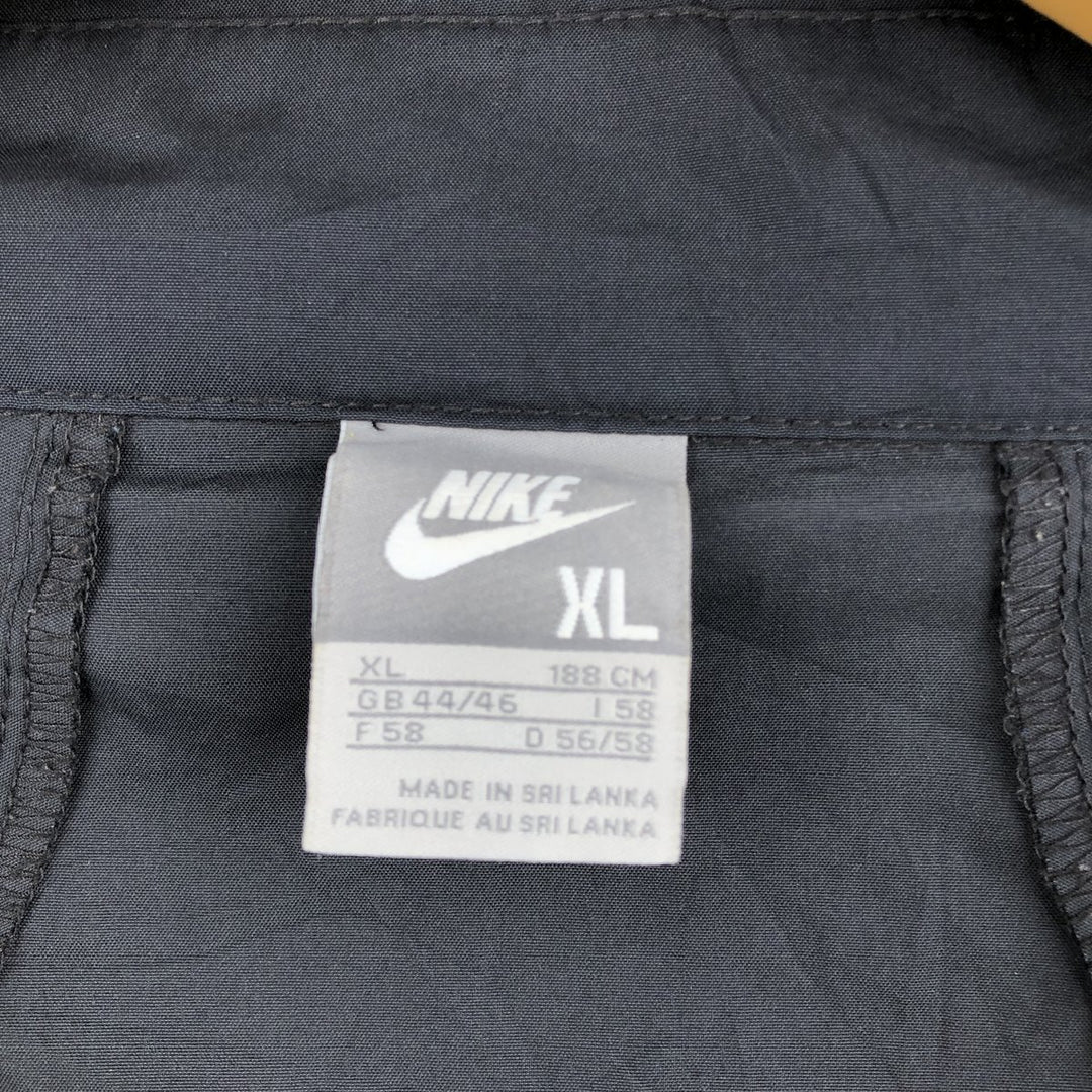 2000'S Nike Shox Windbreaker, Men's XL polyester black type Vintage Second Hand