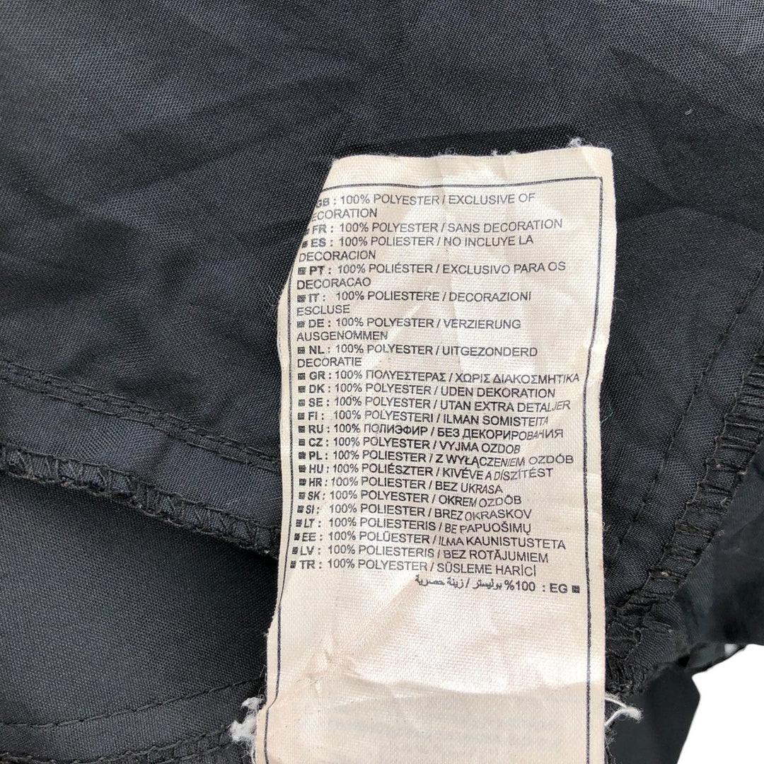 2000'S Nike Shox Windbreaker, Men's XL polyester black type Vintage Second Hand