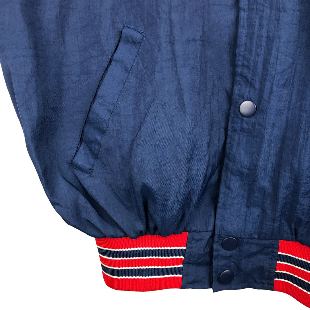 Starter MLB Boston Red Sox Nylon Varsity Jacket, Men's Medium Nylon navy blue type Vintage Second Hand