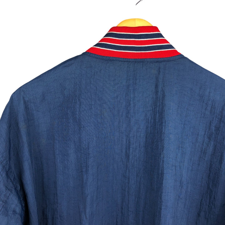 Starter MLB Boston Red Sox Nylon Varsity Jacket, Men's Medium Nylon navy blue type Vintage Second Hand