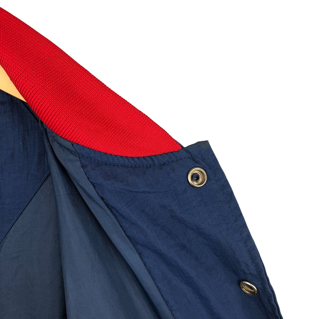 Starter MLB Boston Red Sox Nylon Varsity Jacket, Men's Medium Nylon navy blue type Vintage Second Hand