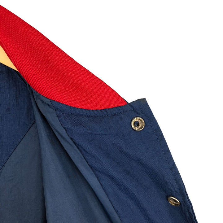 Starter MLB Boston Red Sox Nylon Varsity Jacket, Men's Medium Nylon navy blue type Vintage Second Hand