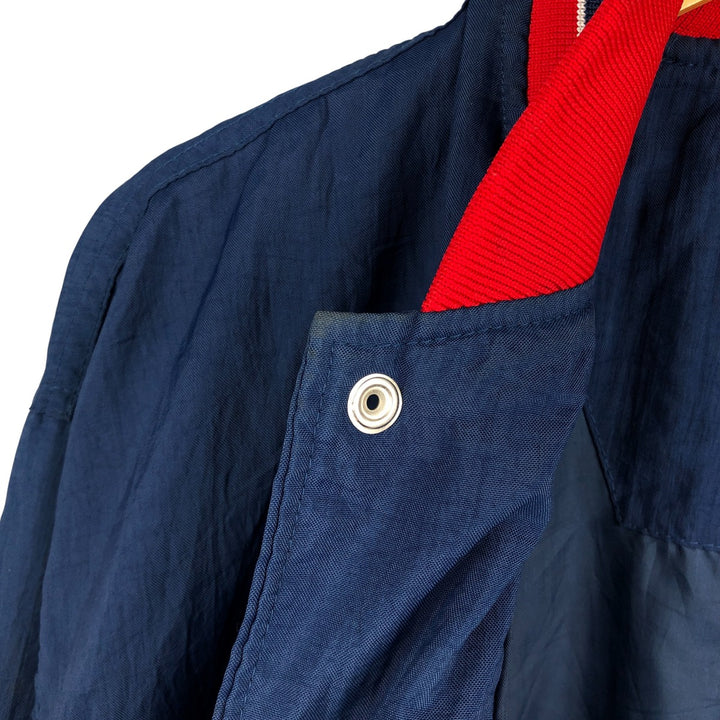 Starter MLB Boston Red Sox Nylon Varsity Jacket, Men's Medium Nylon navy blue type Vintage Second Hand