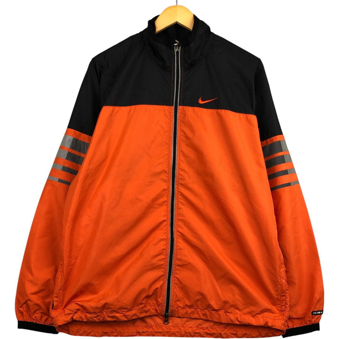 Vintage 90'S Nike CLIMA-FIT windbreaker, men's size M polyester orange type Vintage Second Hand