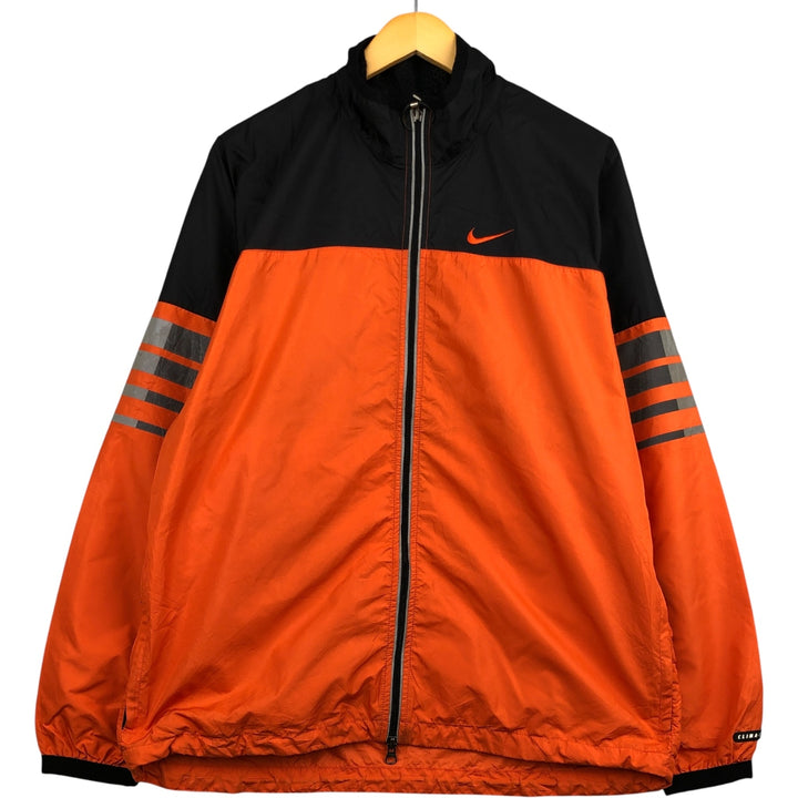 Vintage 90'S Nike CLIMA-FIT windbreaker, men's size M polyester orange type Vintage Second Hand